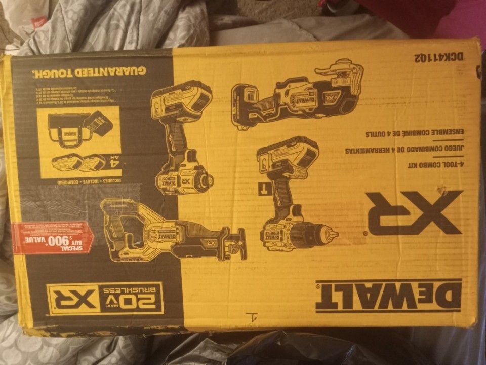Brand New Dewalt 4 Tool Set