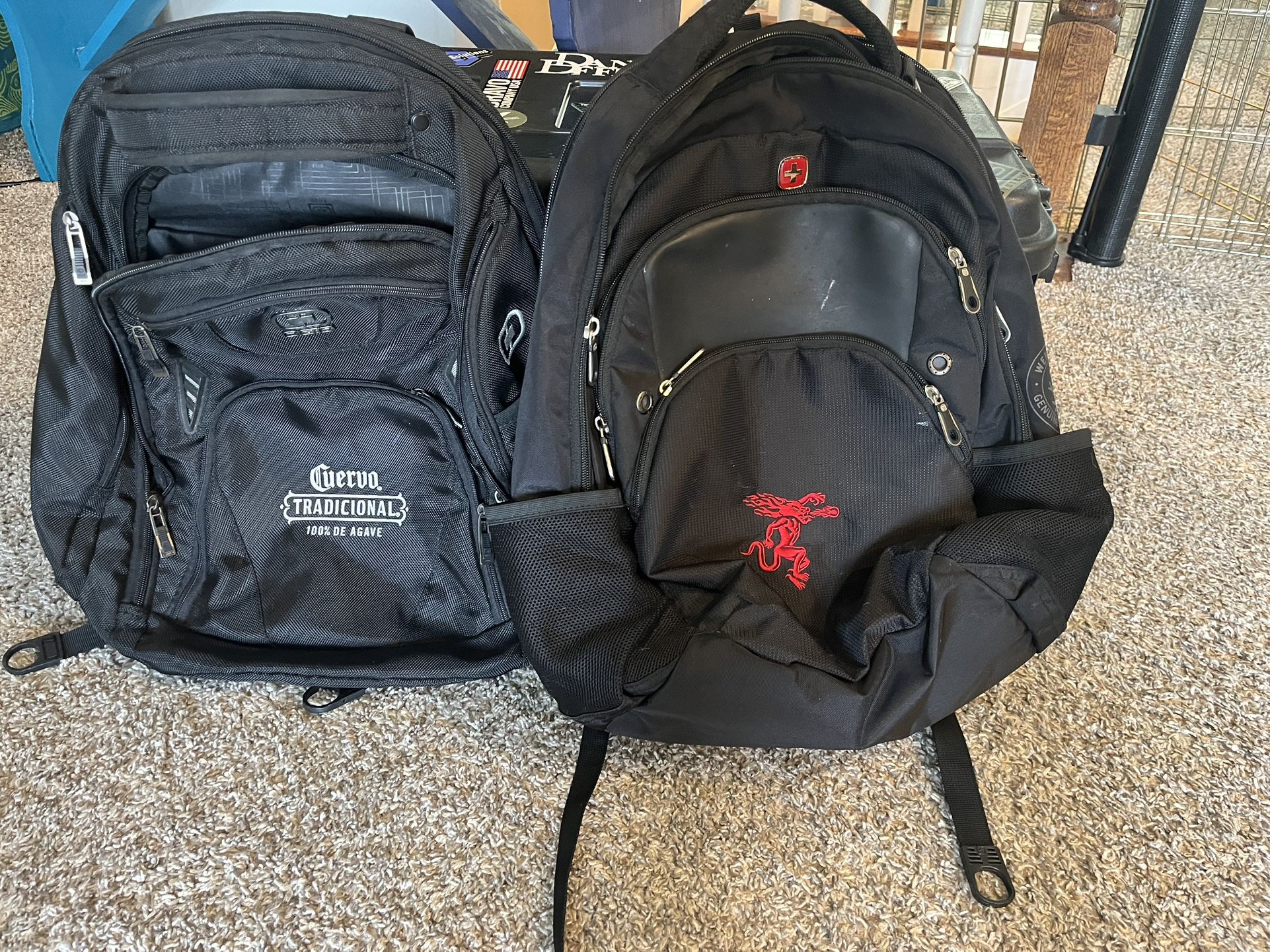 Jose Cuervo Ogio Backpack & Fireball Swiss Army Backpack