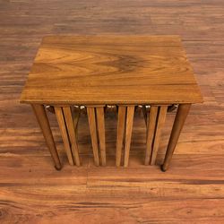 Vintage Teak Nesting Tables Set of 5 - Many More Items In Stock!