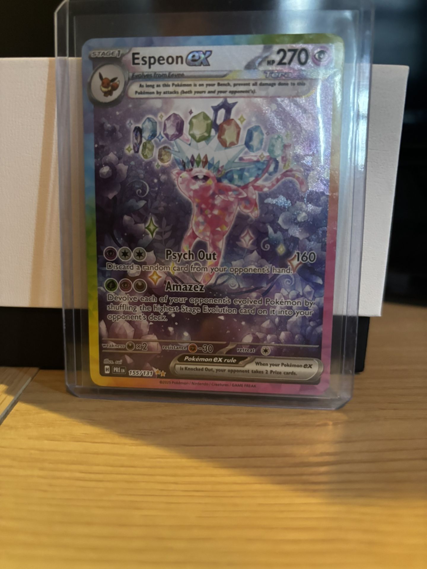 Espeon Secret Illustration Rare(prismatic Evolution)