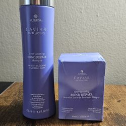 Alterna CAVIAR RESTRUCTURING BOND REPAIR SHAMPOO & LEAVE-IN TREATMENT MASQUE set
