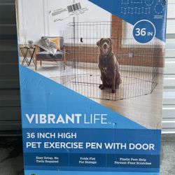 Pet Exercise Pen With Door