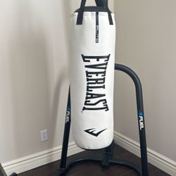 80lbs - Everlast Elite Punching Bag with stand 