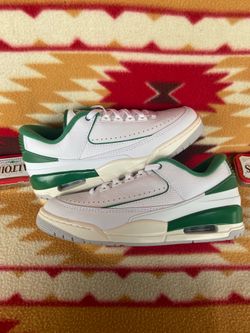 Nike Air Jordan 2/3 White Pine Green Men’s Size 9.5 Used