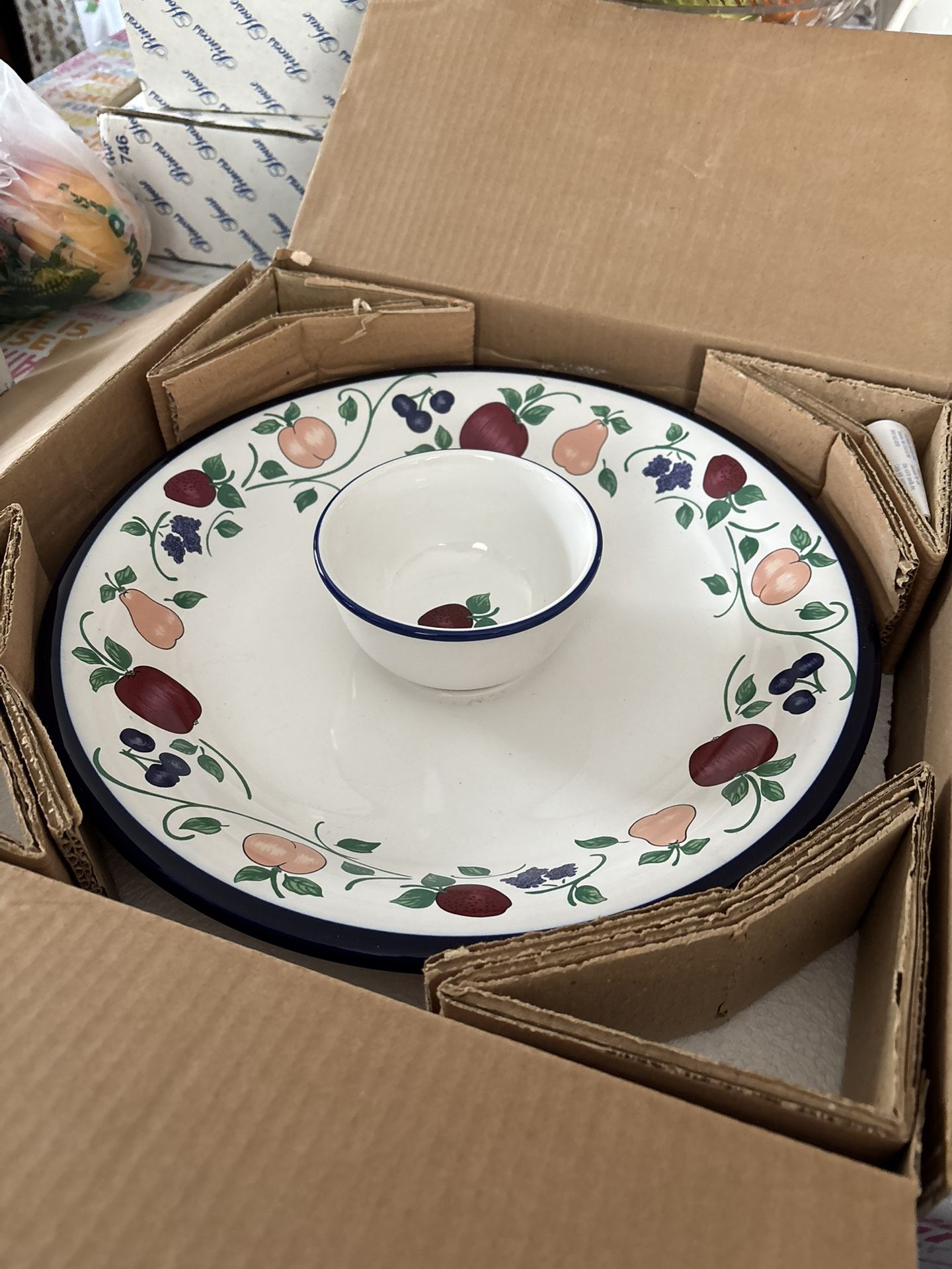 Princess House Chips And Dip Set