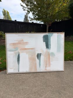 Framed Abstract Canvas Wall Art