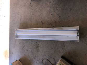 Dual tube light with assembly