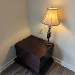 Side/ End table with Lamp