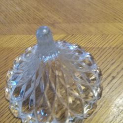 Hershey's Vintage Holiday Kiss Glass Candy Dish