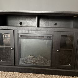 Electric Fireplace With TV Stand 