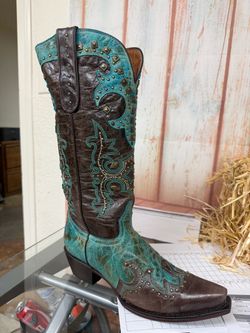 NEW TALL WOMENS COWBOY BOOTS SIZE 10.5