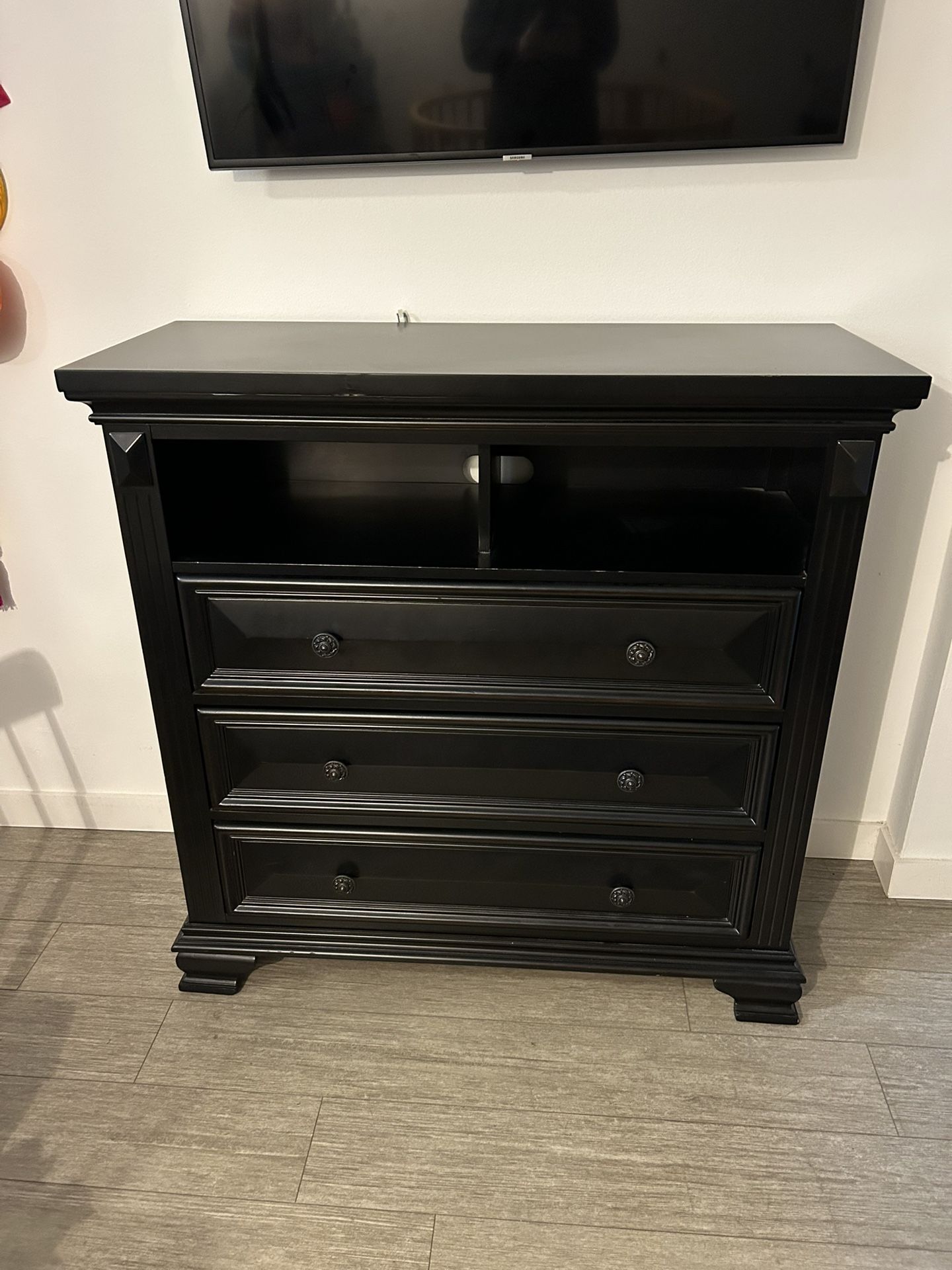 Home Depot Wood Dresser Drawers TV Console Combo
