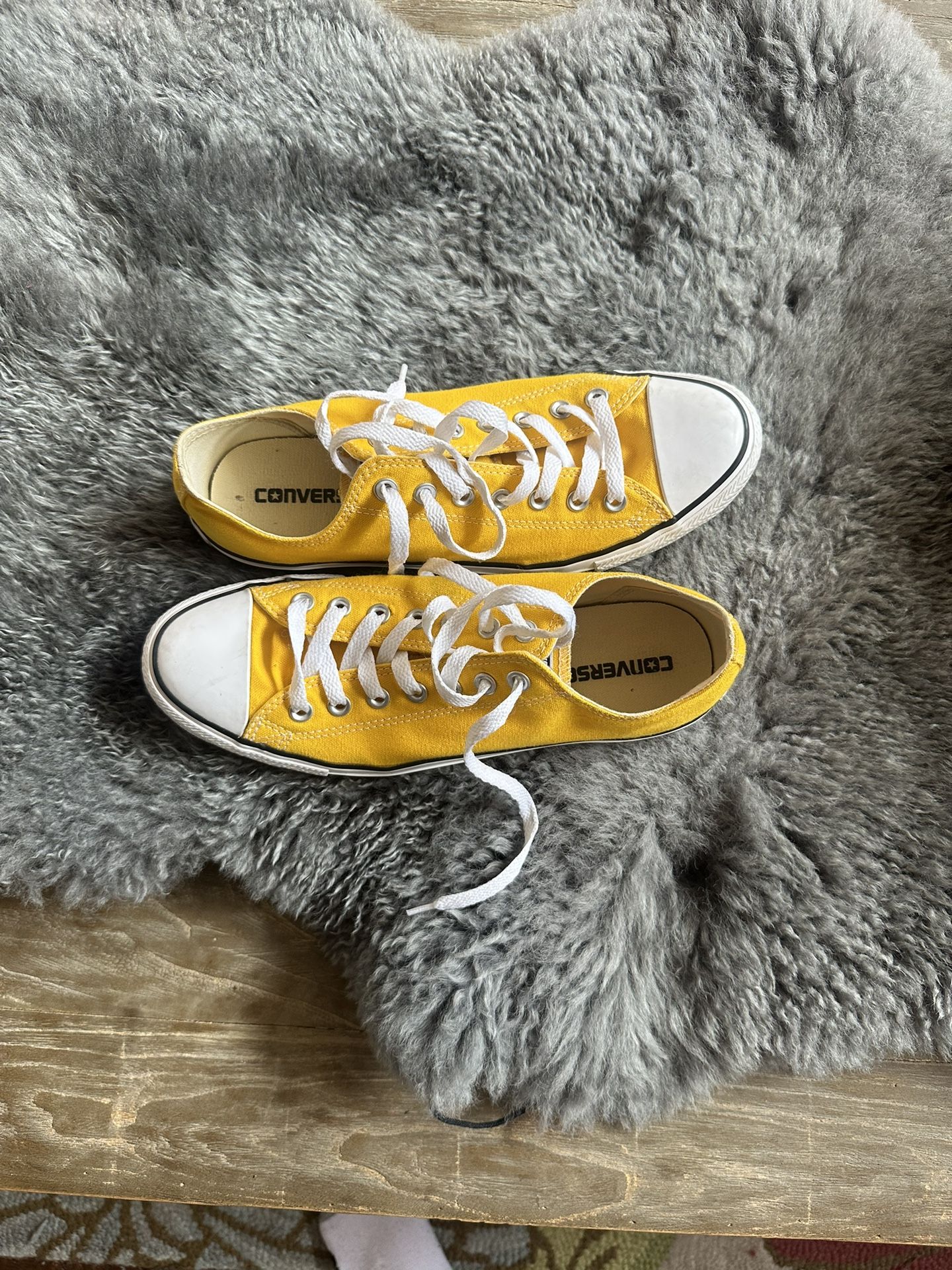 Mustard Yellow Converse 
