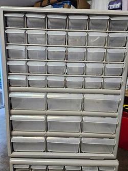 39 drawer plastic nuts & bolts organizer
