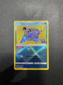 Radiant Blastoise 018/078 Pokémon GO Holo