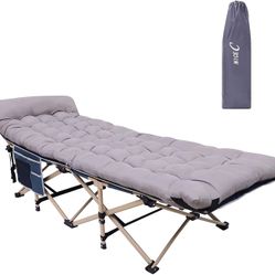 Nice C Camping Cots with Removable Mattress, Lounge Chair