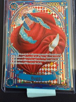 One Piece OP09-051 Buggy SP Gold Parallel 3rd Anniversary Azure Sea’s Seven NM