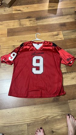 Red V Neck Jersey Size Large