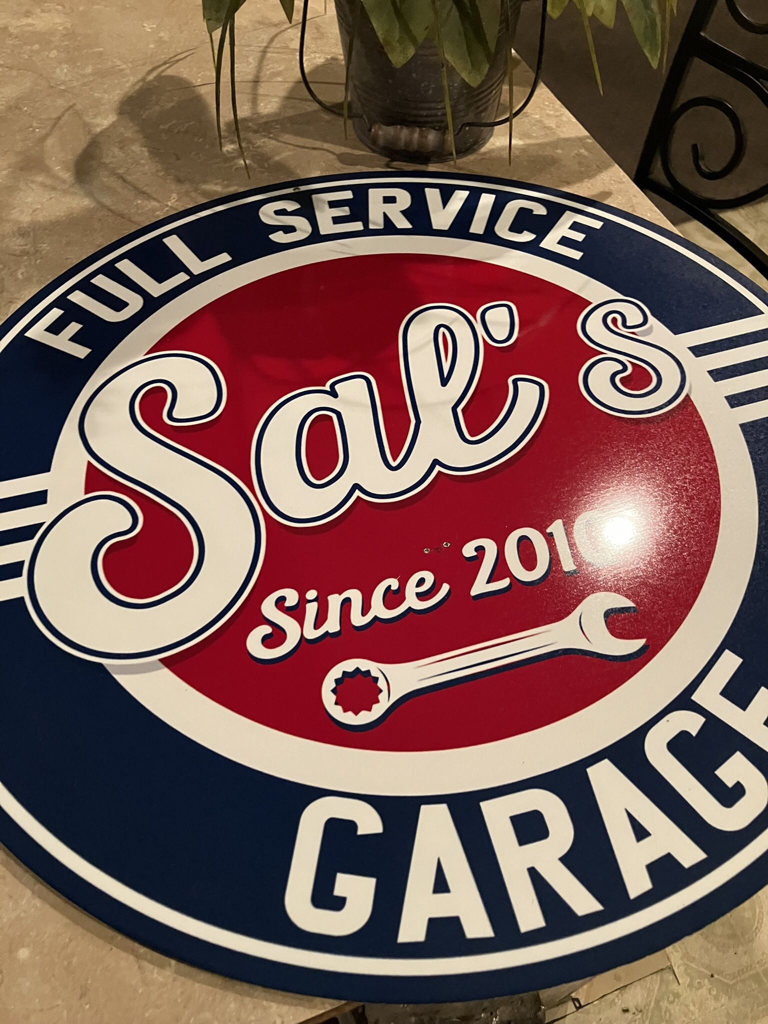 Sals Full Service Garage Sign