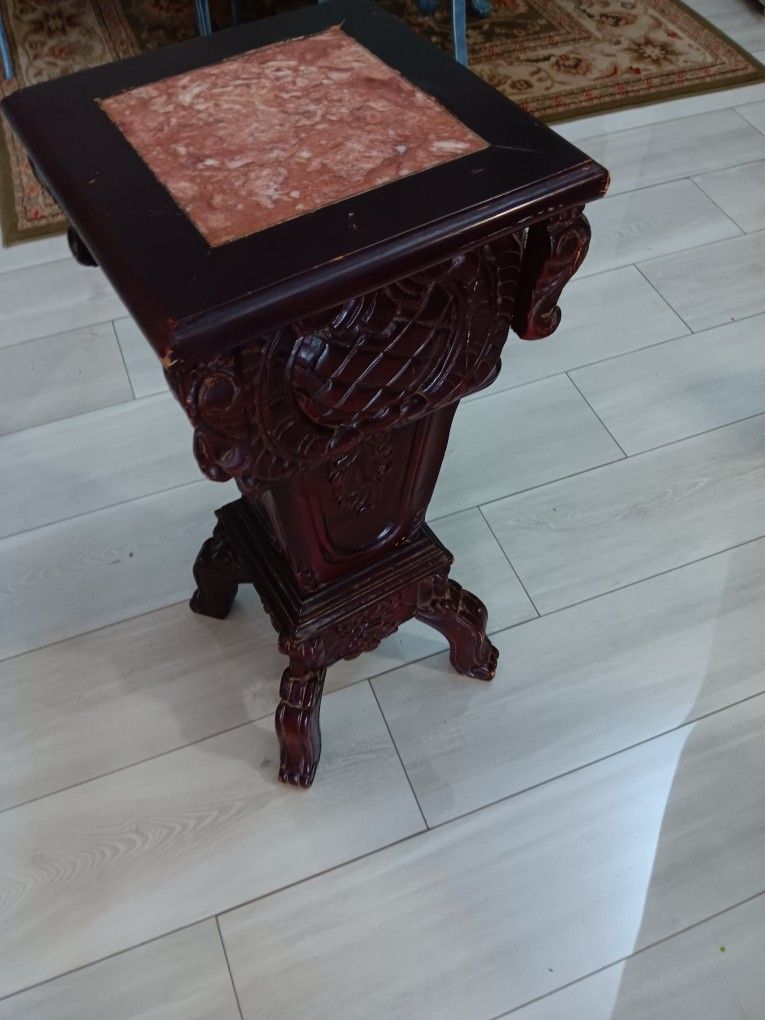 Antique Pedestal Table