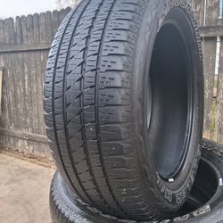 BRIDGESTONE 275 55 R20 SET COMPLETO DE 4 LLANTAS USADAS 