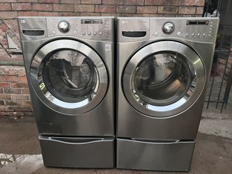 washer and electric dryer  lavadora y secadora electrica 