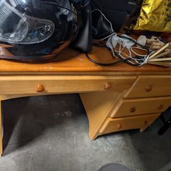 Very Solid Desk With 3 Drawers