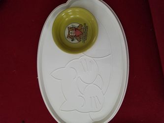 Cat bowl and mat