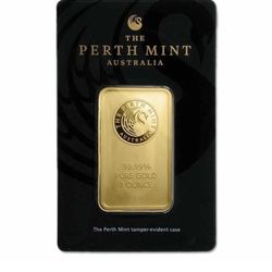 The Perth Mint 1 Ozs Gold Bar 