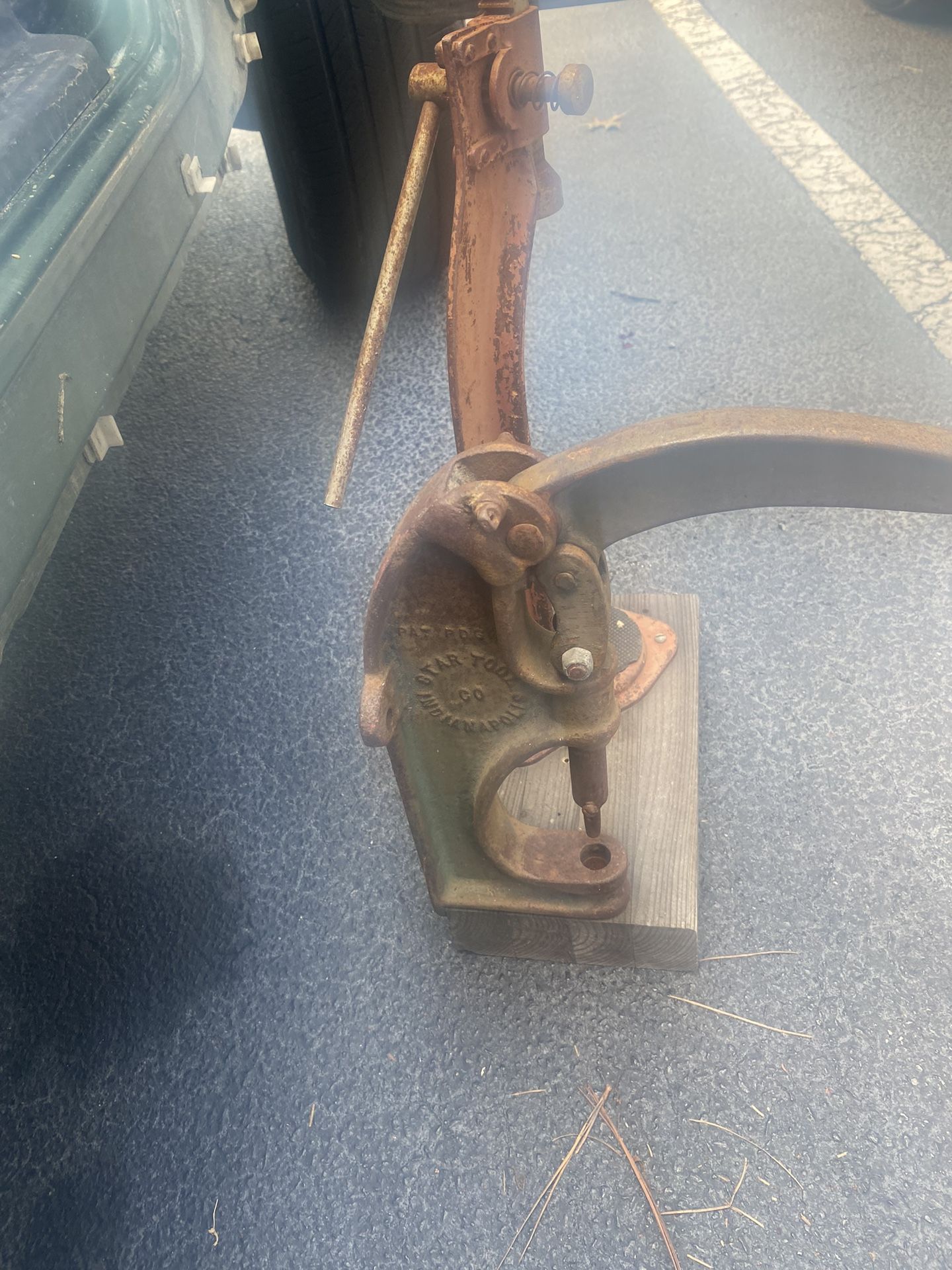 Antique Big Bottle Capper And PONY leather Punch