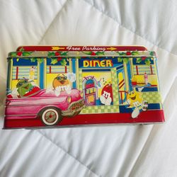 Mint Condition M&Ms 1996 Diner Theme Tin Container 