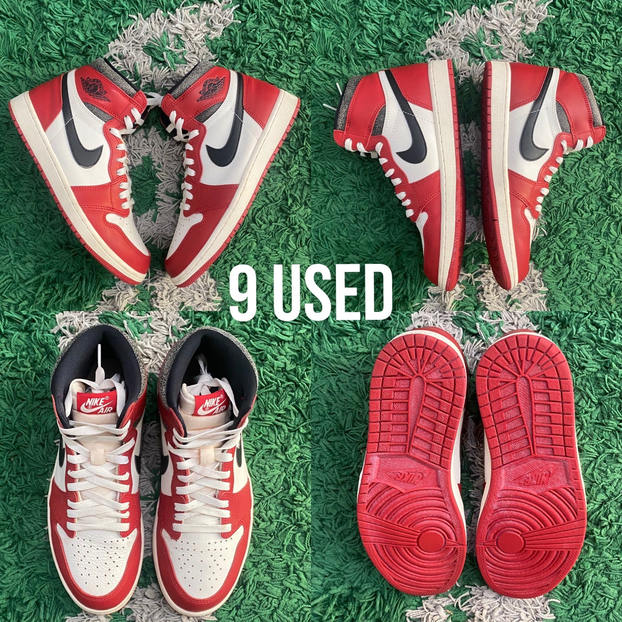 Air Jordan 1 High Chicago Lost & Found Size 9
