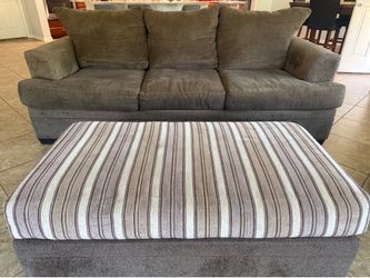Sofa 3 seater + ottoman
