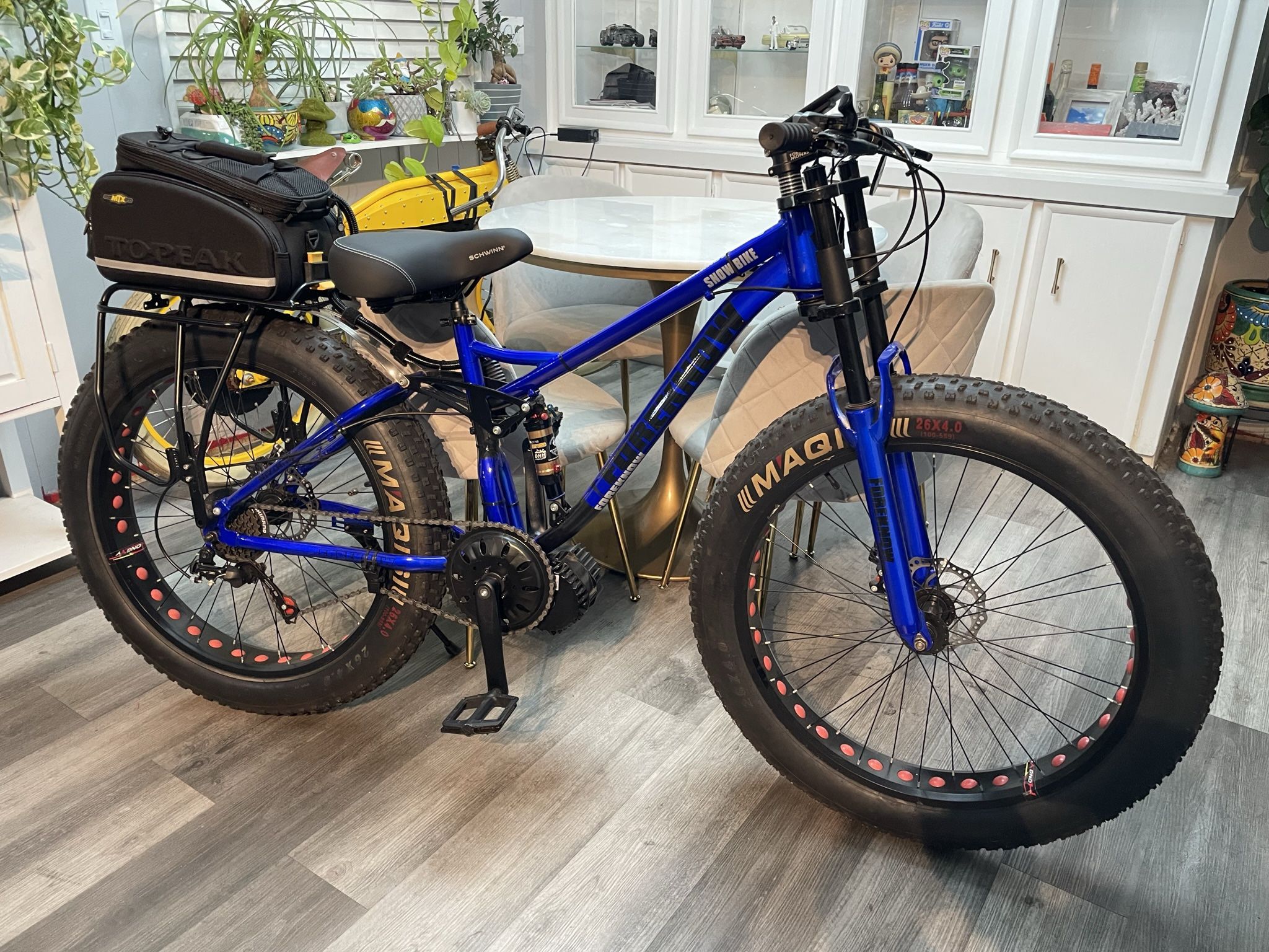 New Custom Fat Tire Electric Bicycle E Bike EBike Bafang Luna Mountain Downhill BBSHD Super73 Sur Ron Killer