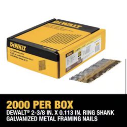 Dewalt 2-3/8” Framing Nails (2000 Count)