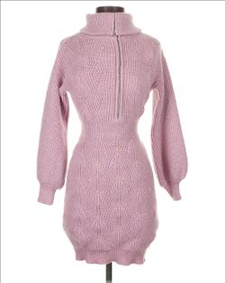 Women fall/ winter pink dress size medium