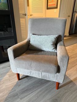 Gray Accent Chair