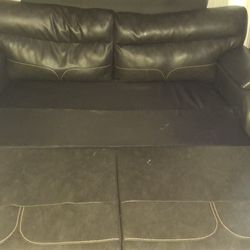 Nice Mahogany Black Small Couch Hidabed