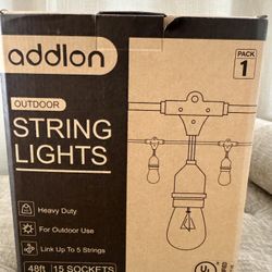 Lights- Outdoor String Lights 48ft
