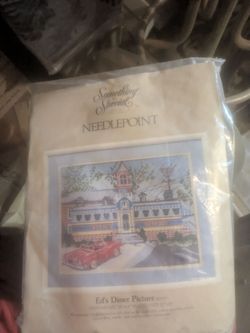 Something Special Needlepoint Kit – Ed's Diner Picture