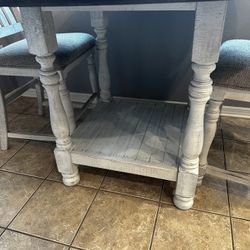 Ashley Furniture Bar Height Table With Four Stools