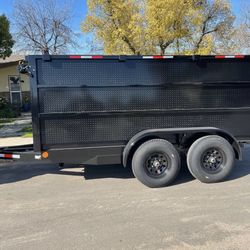 8x12x4 Dump Trailer 