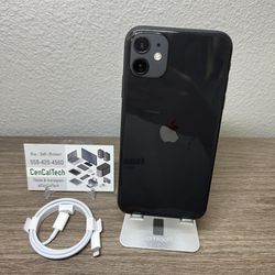 iPhone 11 64gb At&t and Cricket Carrier with 97% Battery Health In Very Good Condition 