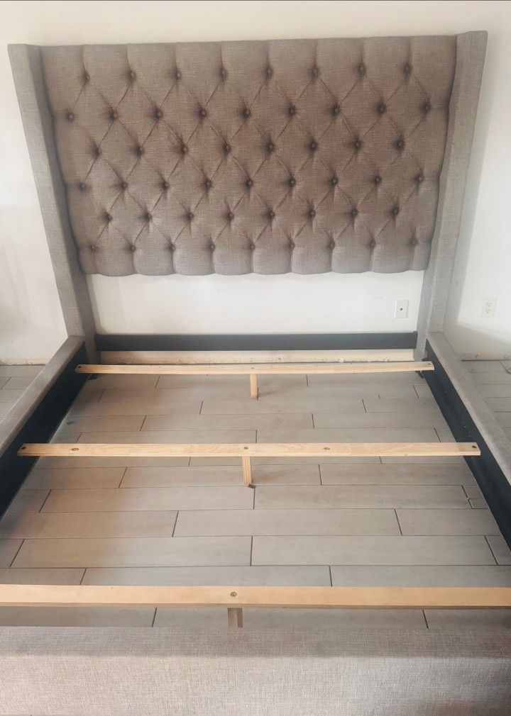 King Bed Headboard and Platform