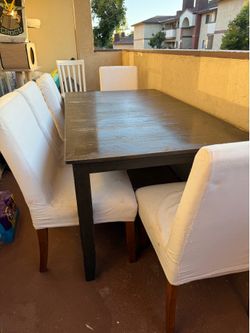 Mesa 5 sillas gris Free