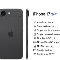 iPhone 17 Air  (ATT)