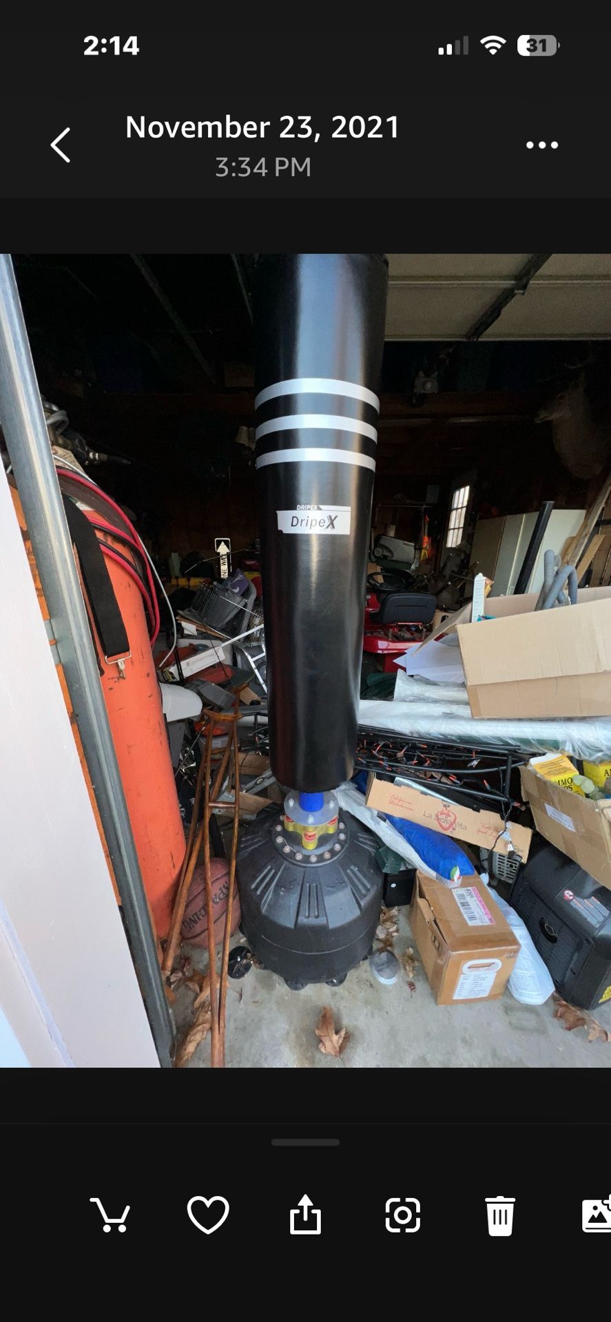 DripeX Punching Bag Kick Boxing Bag& Gloves