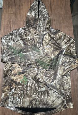 Realtree Camo Hoodie Men’s Medium Pullover Hunting Performance
