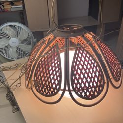 Bamboo Cover Lamp Great Conditions