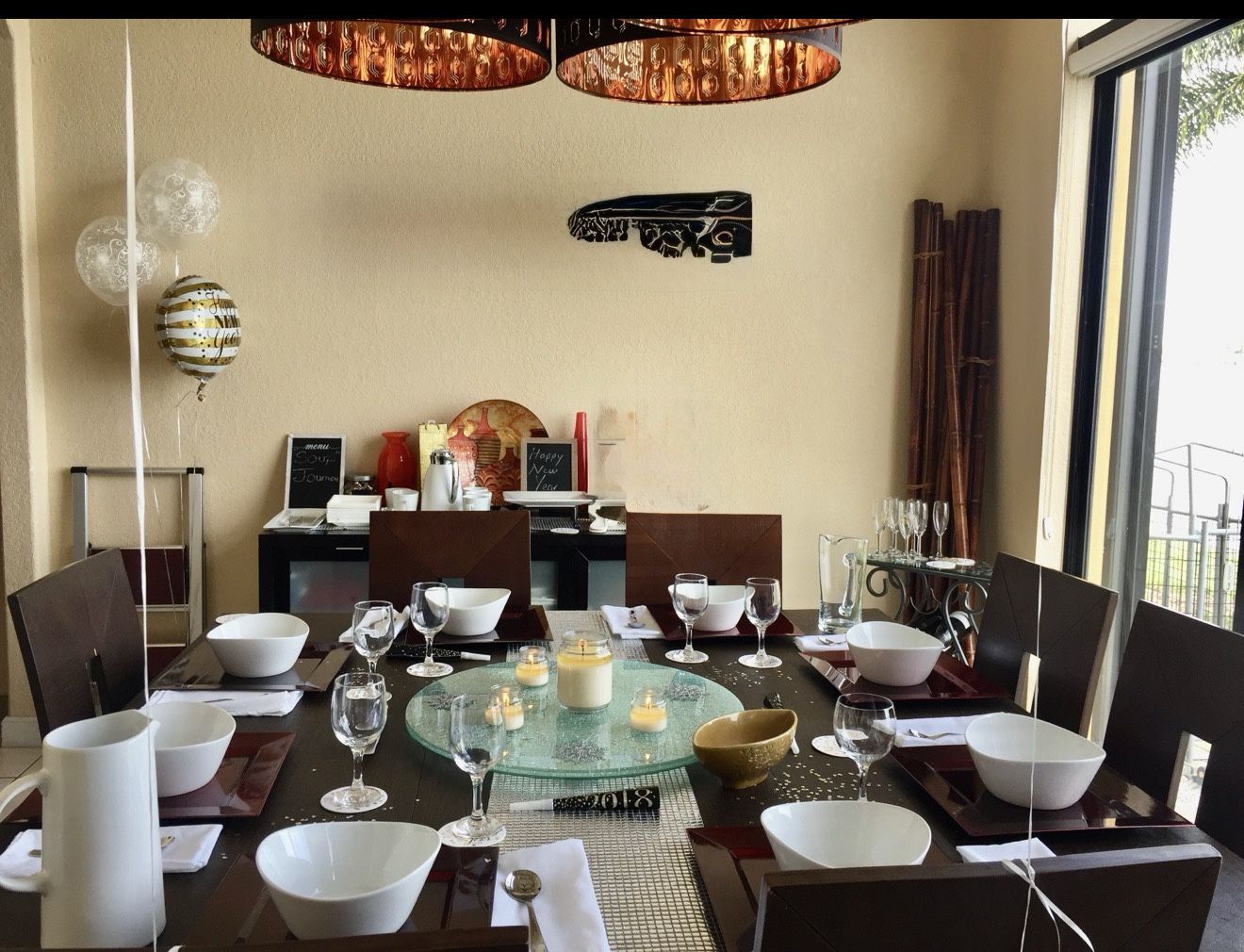 Dining table (8 Chairs)